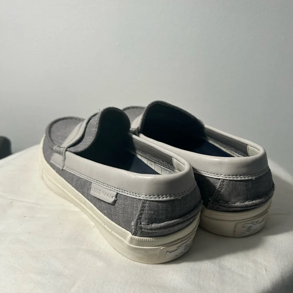 Cole Haan Gray and Cream Men's Loafers